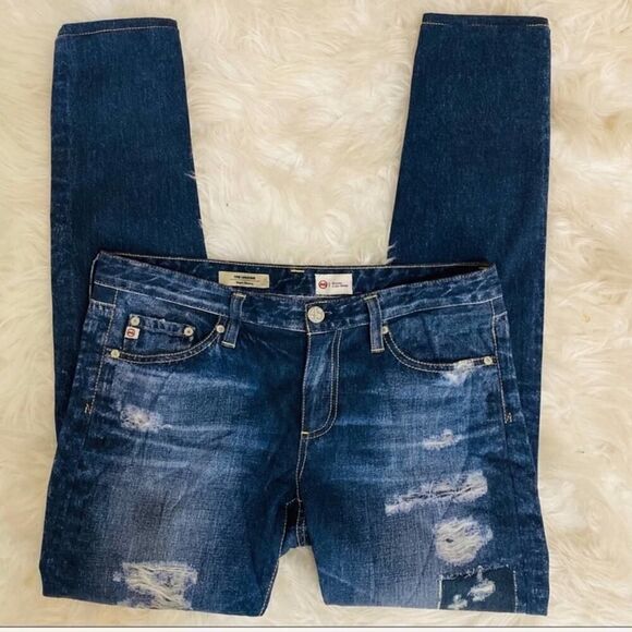 AG ADRIANO GOLDSCHMIED Digital Luxe The Legging Super Skinny Jeans Size 28 - Picture 7 of 8